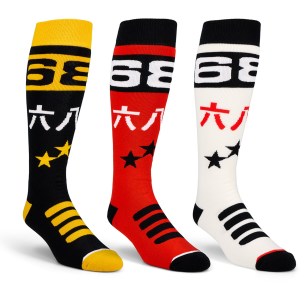 686 Kanji 3-Pack Socks 2027 size Large/X-Large | Nylon/Spandex/Acrylic