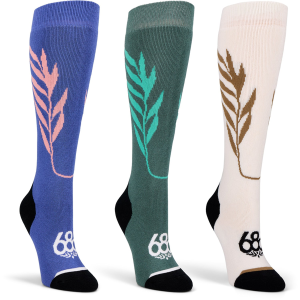 Women's 686 Willow 3-Pack Socks 2027 size Small/Medium | Nylon/Spandex/Acrylic