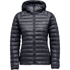 Women's Black Diamond Deploy Down 0.5 Full Zip Hoodie 2027 Black size Small | Nylon