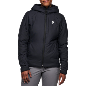Women's Black Diamond First Light 2.0 Stretch Hoodie 2027 Black size Large | Nylon