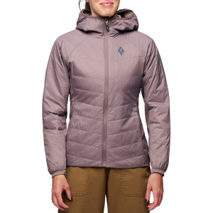 Women's Black Diamond Solution 1.0 Hoodie 2027 Black size X-Large | Nylon