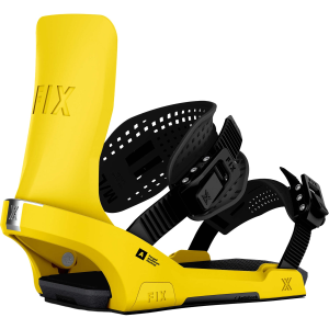 Fix Block 3 Snowboard Bindings 2027 in Yellow size Large | Aluminum