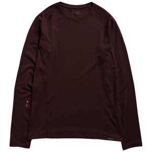 Burton Blend Midweight Base Layer Crew Top Men's 2027 in Black size Large | Spandex/Wool