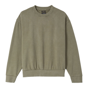 Brixton Brixton Baseline Crew Fleece Men's 2026 Green size Large | Cotton - $78.95 at evo
