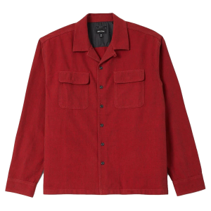 Brixton Brixton Century Overshirt Men's 2026 in Red size Large | Cotton - $74.95 at evo