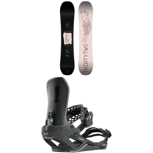 Thirtytwo Women's thirtytwo Crucible Snowboard 2027 - 148 Package (148 cm) + M Mens in White size 148/M - $719.91 at evo
