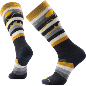 Smartwool Snowboard Full Cushion Cold Canyon OTC Socks 2027 in Charcoal size Large | Nylon/Wool/Elastane