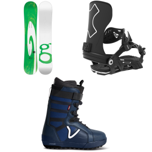Gnu GNU Wagyu Snowboard 2027 - 156W Package (156W cm) + M Mens in White size 156W/M | Aluminum - $1044.98 at evo