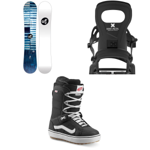Gnu Women's GNU Miira Snowboard 2027 - 152 Package (152 cm) + S Womens in Black size 152/S | Aluminum - $712.48 at evo