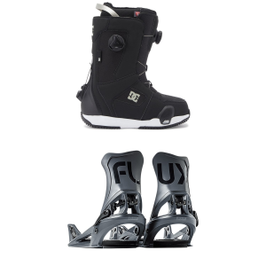 Dc Women's DC Phase Boa Pro Step On Snowboard Boots 2024 - 7.5 Package (7.5) + M Womens in Black size 7.5/M | Nylon - $447.43 at evo