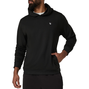 Vuori Ponto Pullover Hoodie Men's 2026 in Black size Large | Elastane/Polyester