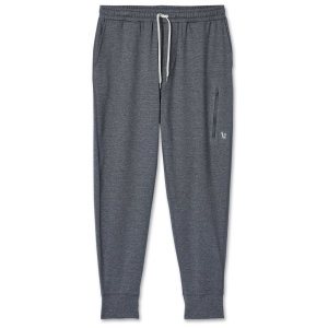 Vuori Sunday Performance Sweat 28 Pants Men's 2026 in Gray size Medium | Elastane/Polyester