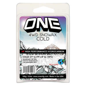 Oneball OneBall 4WD Cool/Cold Snowboard Wax (21deg to 5degF) 2027 in Blue | Plastic - $16.00 at evo