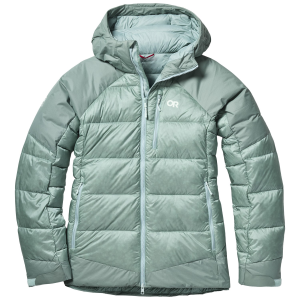 Outdoor Research Women's Outdoor Research Helium XT Down Hoodie 2027 Green size Large | Nylon - $425.00 at evo