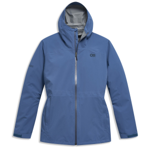 Outdoor Research Women's Outdoor Research Stratoburst Stretch Plus Rain Jacket 2027 - X2X-Large Blue size 3X-Large | Polyester - $175.00 at evo