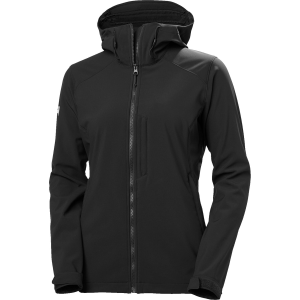 Helly Hansen Women's Helly Hansen Paramount Hooded Softshell Jacket 2027 in Black size Medium | Nylon/Elastane/Polyester - $170.00 at evo