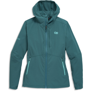 Outdoor Research Women's Outdoor Research Ferrosi Hoodie 2027 in Blue size Large | Nylon/Spandex - $165.00 at evo