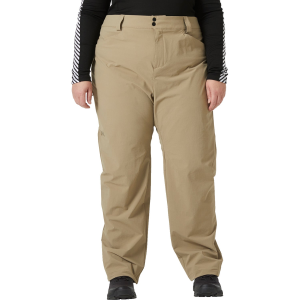 Women's Helly Hansen Brona Softhsell Plus Pant 2027 in Khaki size 2X | Elastane