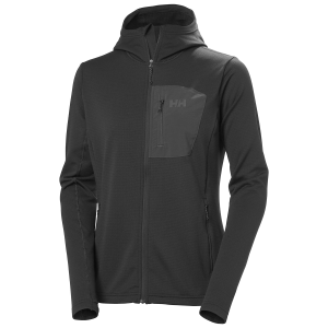 Helly Hansen Women's Helly Hansen Versalite Hooded Fleece Jacket 2027 in Black size X-Large | Elastane/Polyester - $120.00 at evo