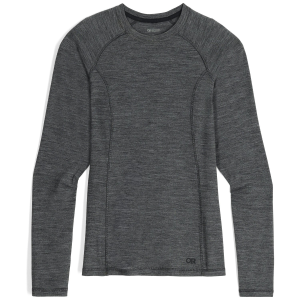 Women's Outdoor Research Alpine Onset 150 Crew Top 2027 in Gray size Medium | Wool