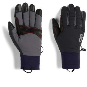Outdoor Research Deviator Glove 2027 in Black size X-Small | Nylon/Spandex/Leather