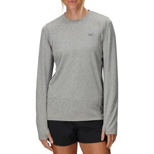 Outdoor Research Women's Outdoor Research ActiveIce Spectrum Sun Long-Sleeve T-Shirt 2027 in Gray size Large | Spandex/Polyester - $75.00 at evo
