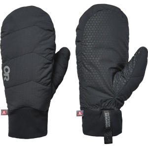 Outdoor Research Outdoor Research Stowe Aerogel Mittens 2027 in Black size X-Large | Nylon/Spandex/Polyester - $70.00 at evo