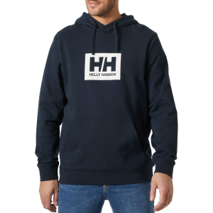 Helly Hansen Box Hoodie Men's 2027 in Blue size Large | Cotton/Elastane