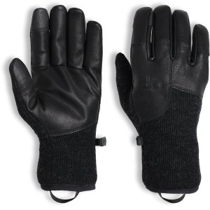 Outdoor Research Outdoor Research Flurry Leather Glove 2027 in Black size Medium | Nylon/Wool/Leather - $65.00 at evo