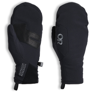 Outdoor Research Women's Outdoor Research Sureshot Softshell Mittens 2027 in Khaki size Small | Nylon/Spandex/Leather - $60.00 at evo