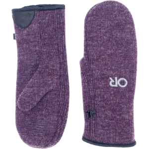 Outdoor Research Women's Outdoor Research Flurry Mittens 2027 in Purple size Large | Nylon/Wool/Polyester - $50.00 at evo