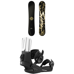 Sims Sims Bowl Squad LTD Snowboard 2027 - 154.5 Package (154.5 cm) + S Mens in Black size 154.5/S | Aluminum - $689.94 at evo