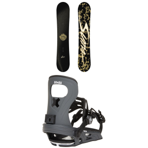 Sims Sims Bowl Squad LTD Snowboard 2027 - 159W Package (159W cm) + S Mens in Grey size 159W/S | Nylon/Aluminum - $629.98 at evo