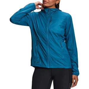 Women's Janji Zephyrunner Wind Shell Jacket 2026 in Blue size Large | Nylon