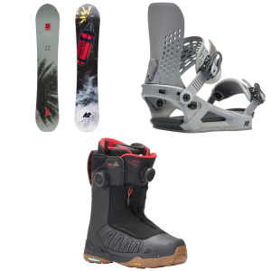 K2 K2 Antidote Snowboard 2027 - 158W Package (158W cm) + L Mens in Black size 158W/L | Nylon/Bamboo - $1403.87 at evo