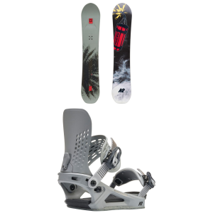 K2 K2 Antidote Snowboard 2027 - 158W Package (158W cm) + M Mens in Black size 158W/M | Nylon/Bamboo - $953.91 at evo