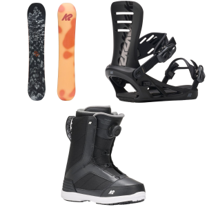 K2 K2 Gateway Pop Snowboard 2027 - 162 Package (162 cm) + M Mens in Black size 162/M | Nylon - $944.87 at evo