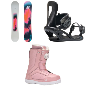 K2 Women's K2 Dreamsicle Snowboard 2027 - 149 Package (149 cm) + S Womens in Black size 149/S - $890.87 at evo