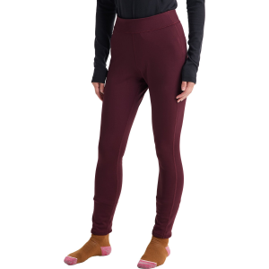 Women's Burton [ak] Baker Fleece Pants 2027 in Red size X-Large | Nylon/Spandex/Polyester