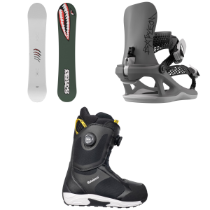 Bataleon Tornado x Beyond Medals Snowboard 2027 - 160W Package (160W cm) + S Mens in White size 160W/S