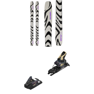 Salomon Salomon QST 92 Skis 2027 - 152 Package (152 cm) + 90 Adult Alpine Bindings in Black size 152/90 - $669.51 at evo