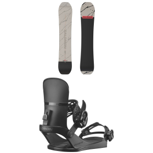 Salomon Salomon Overcast Snowboard 2027 - 147 Package (147 cm) + L Mens in Black size 147/L | Nylon/Aluminum - $656.91 at evo
