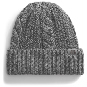 The North Face Women's The North Face Oh Mega Beanie Hat 2027 in White | Polyester - $45.00 at evo