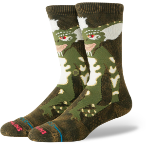 Stance Stripe GreMedium/Largeins Crew Socks 2026 in Green | Cotton