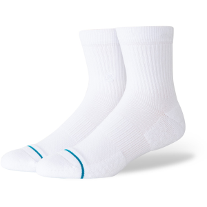 Stance Signature Quarter Socks 2026 in White size Small | Cotton