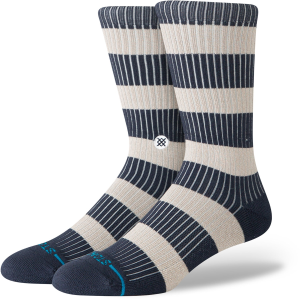 Stance Jailbird Crew Socks 2026 in Blue size Large | Cotton