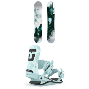 Women's CAPiTA The Navigator Snowboard 2027 - 147 Package (147 cm) + M Womens in White size 147/M