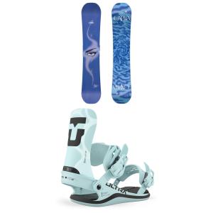 Women's CAPiTA Space Metal Snowboard 2027 - 145 Package (145 cm) + L Womens in Black size 145/L