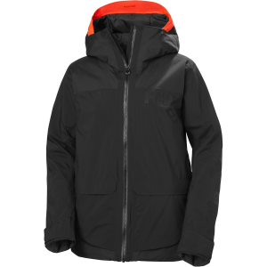 Women's Helly Hansen Powchaser 3.0 Jacket 2027 in Black size Small | Polyester