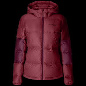 Women's Flylow Betty Down Jacket 2027 in Red size X-Small | Polyester